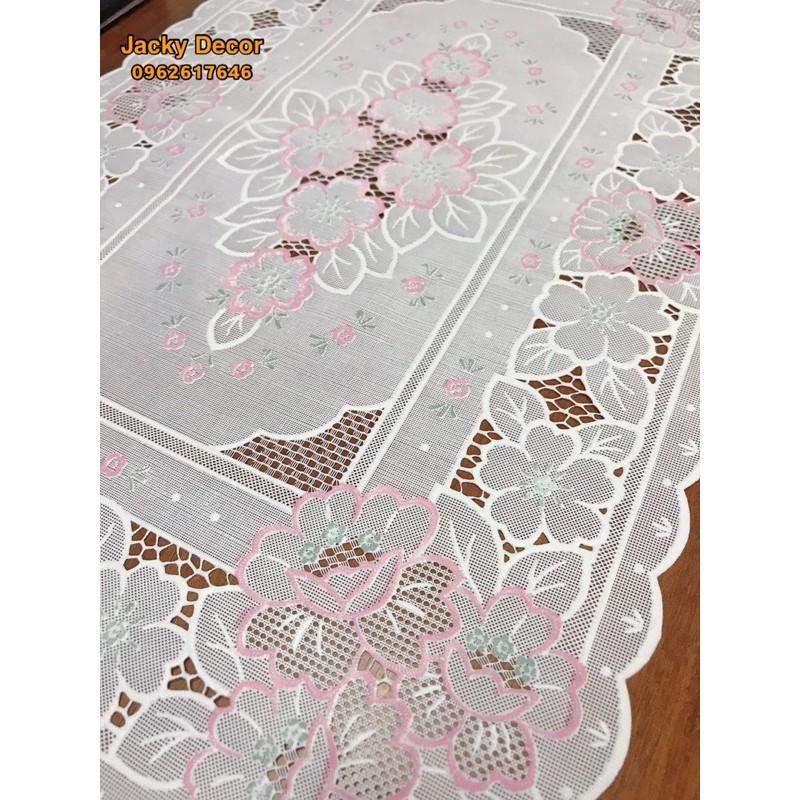 - KHĂN TRẢI BÀN 30x47CM REN HOA NHẬT BẢN -