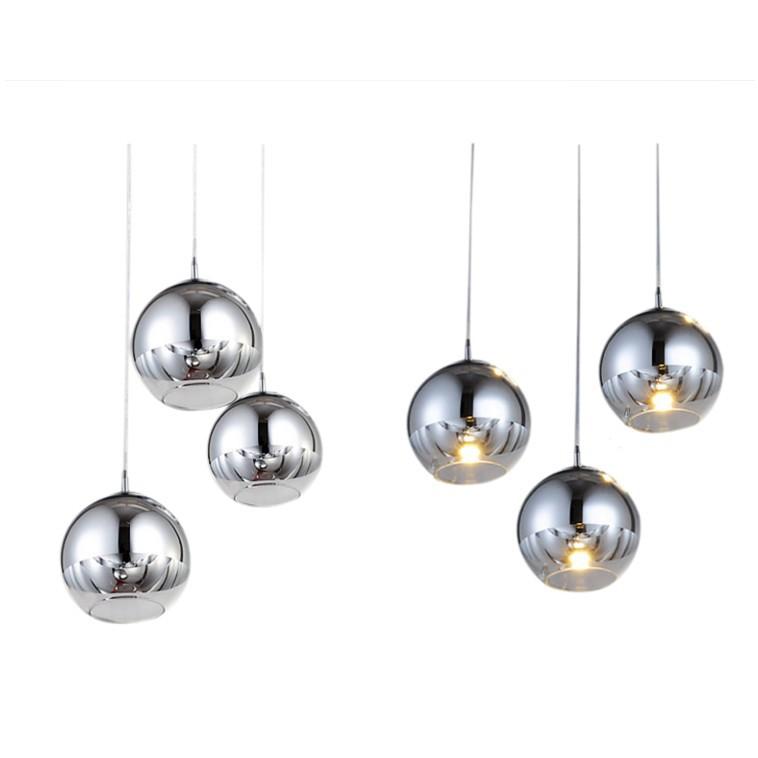 Đèn thả - Bộ 3 đèn thả pha lê Châu Âu - Tặng Kèm Bóng