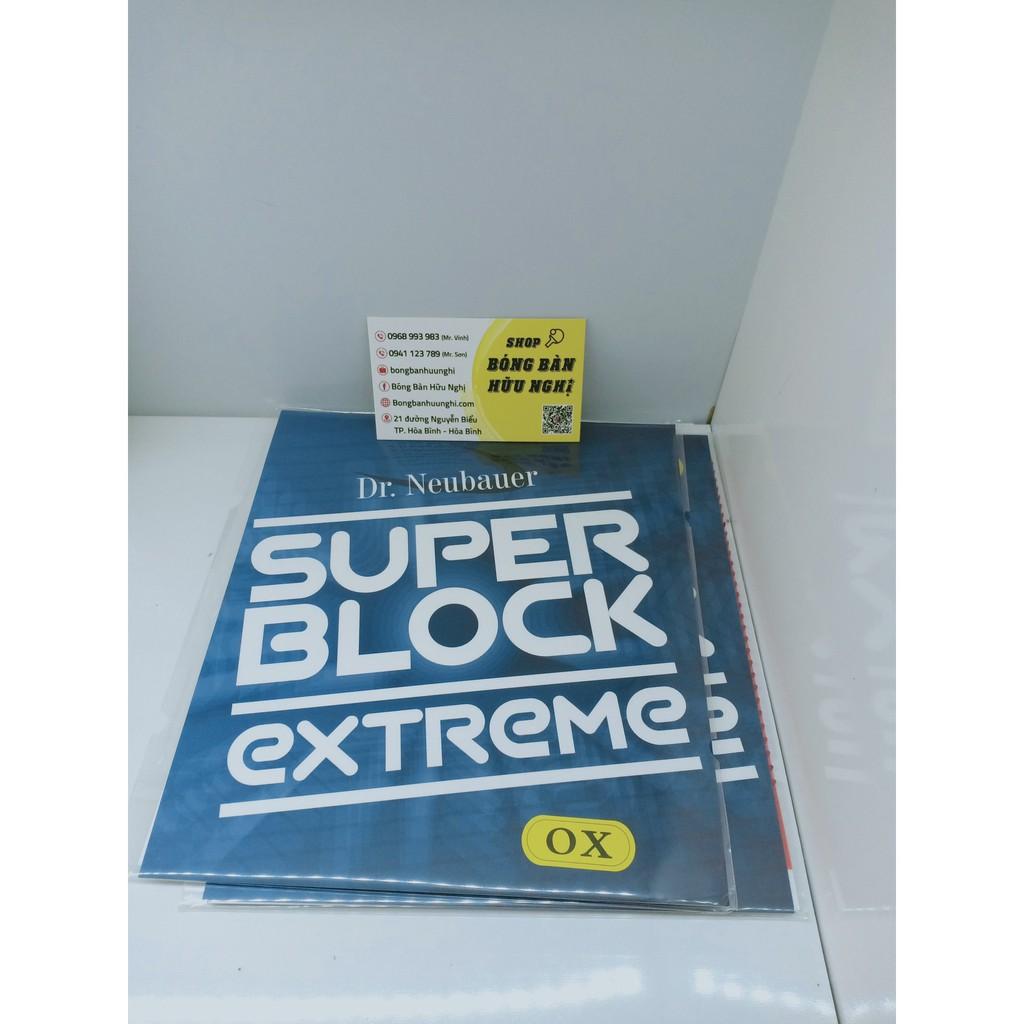 Mặt Vợt Bóng Bàn Super Block ExTreme Siêu Phản Xoáy 2020 Trơn Trượt