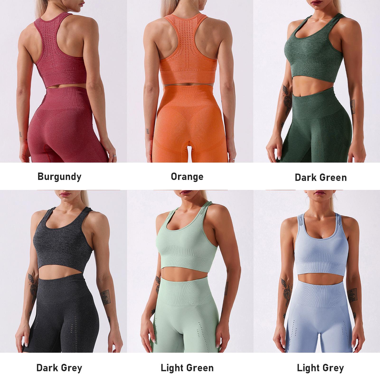 Set áo ngực thể thao và quần short lưng cao legging tiện lợi tập yoga, đạp xe, tập gym
