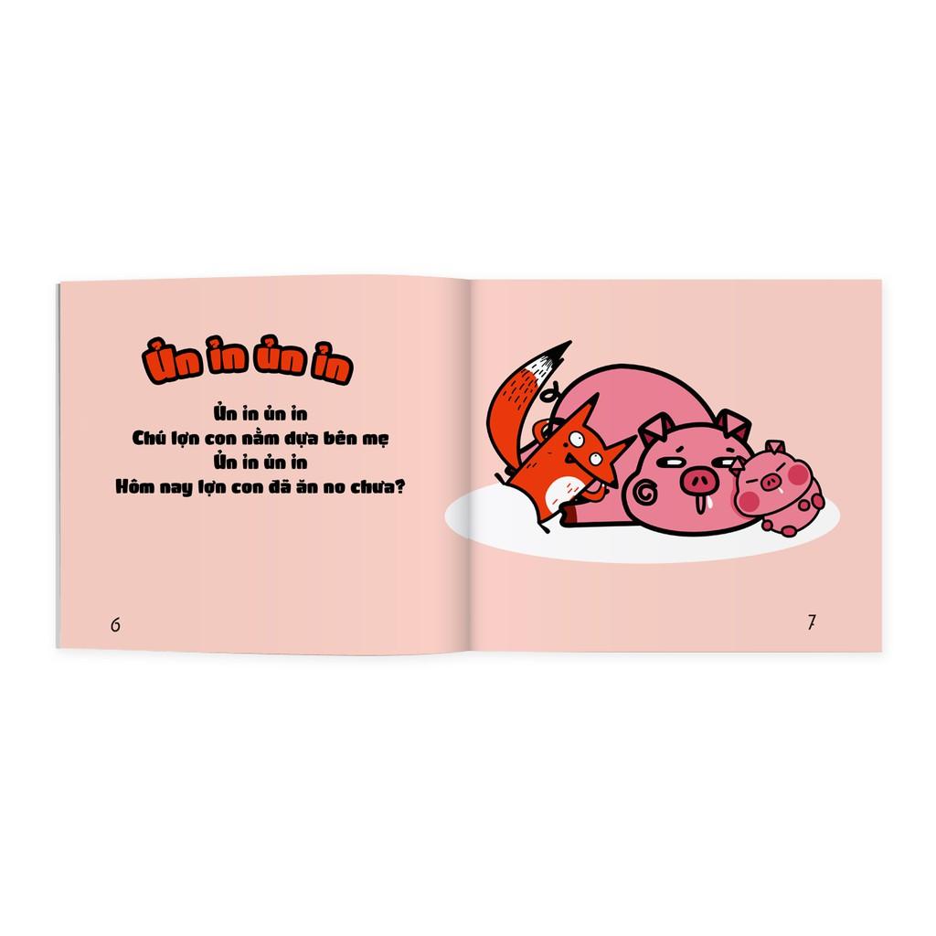 Sách Ehon - Rón rén rón rén - Ehon Nhật Bản dành cho bé từ 0 - 6 tuổi