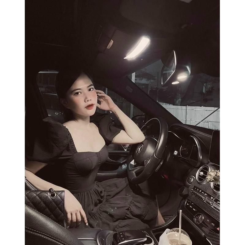 Đầm cúp ngực babydoll rã tùng