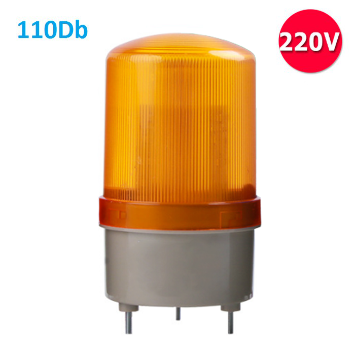 Đèn Chớp Còi Hú Báo Động 110Db 220V SOS01