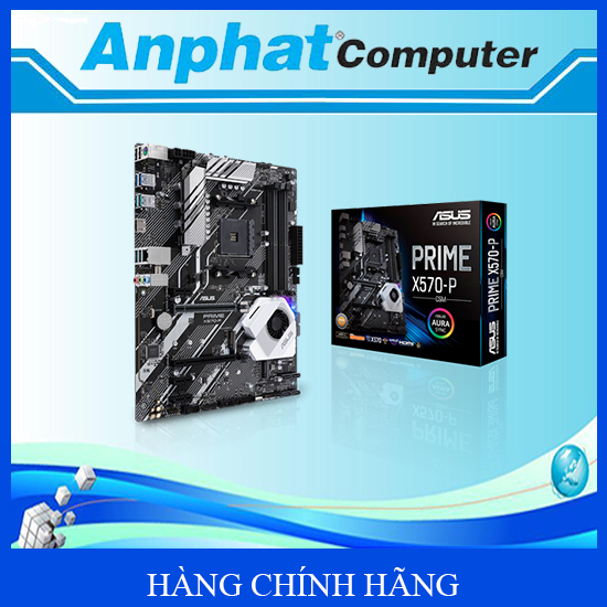 Bo mạch chủ Main ASUS PRIME X570-P/CSM Socket AMD AM4 - Hàng Chính Hãng