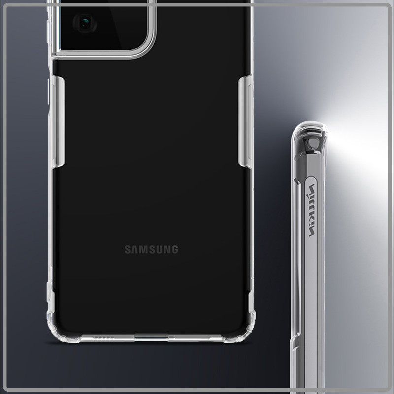 Ốp lưng trong suốt Nillkin NATURE cho Samsung S21 - S21 Plus - S21 Ultra TPU - Hàng nhập khẩu