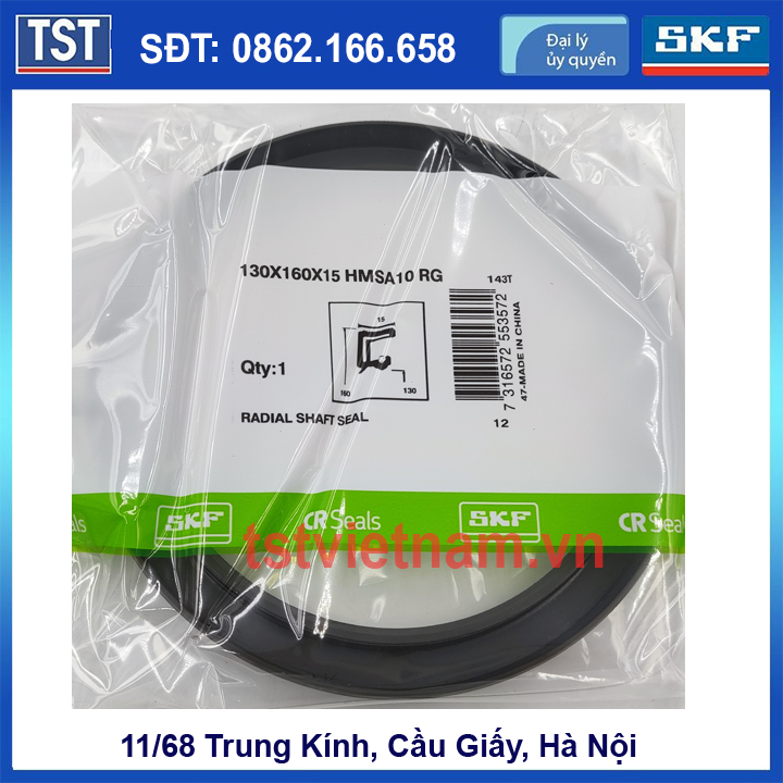 - Phớt chắn dầu SKF 130X160X15 HMSA10 RG