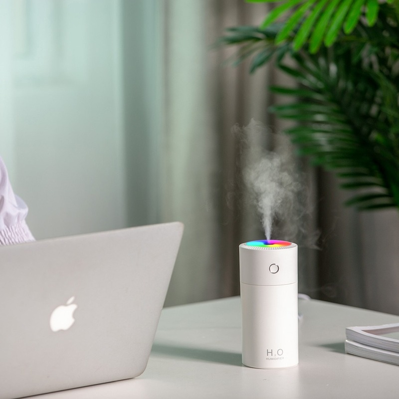 Máy Phun Sương Tạo Độ Ẩm Hộ Gia Đình Tắt Tiếng Nhỏ Máy Lọc Không Khí Mini Usb Di Động Sạc Hương Thơm Khuếch Tán Trong Nhà Đèn Ngủ
