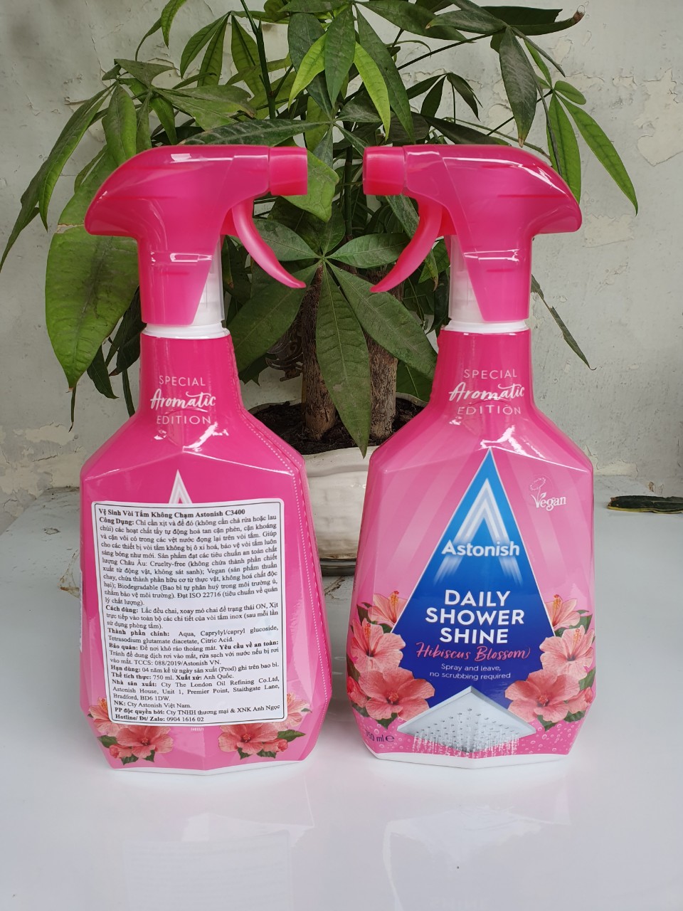 Bình xịt vệ sinh nhà tắm không chạm Astonish C3400-PHIÊN BẢN ĐẶC BIỆT