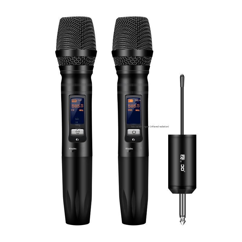Micro cầm tay không dây đa năng thuận lợi nhất U-segment FM hội nghị máy tính gia đình bộ khuếch đại công suất micro không dây âm thanh ngoài trời