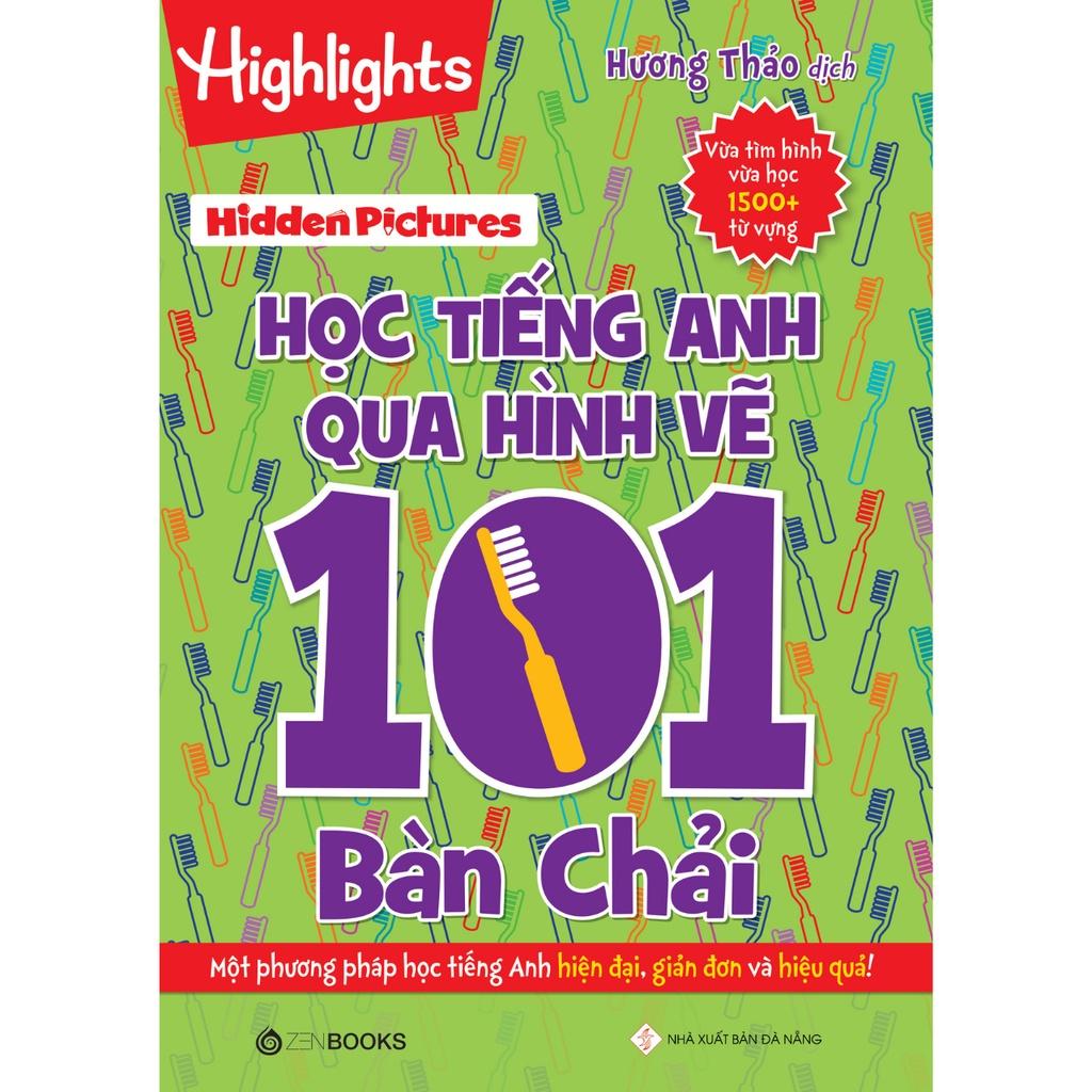 Sách - Hidden Pictures – Học Tiếng Anh Qua Hình Vẽ 101 Bàn Chải