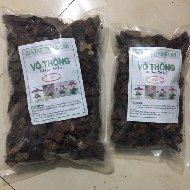 Vỏ Thông NewZita 1cm Đã Qua Xử Lý Dùng Rải Mặt Ươm Kie - Vỏ Thông Trồng Phong Lan - Giá Thể Trồng Lan