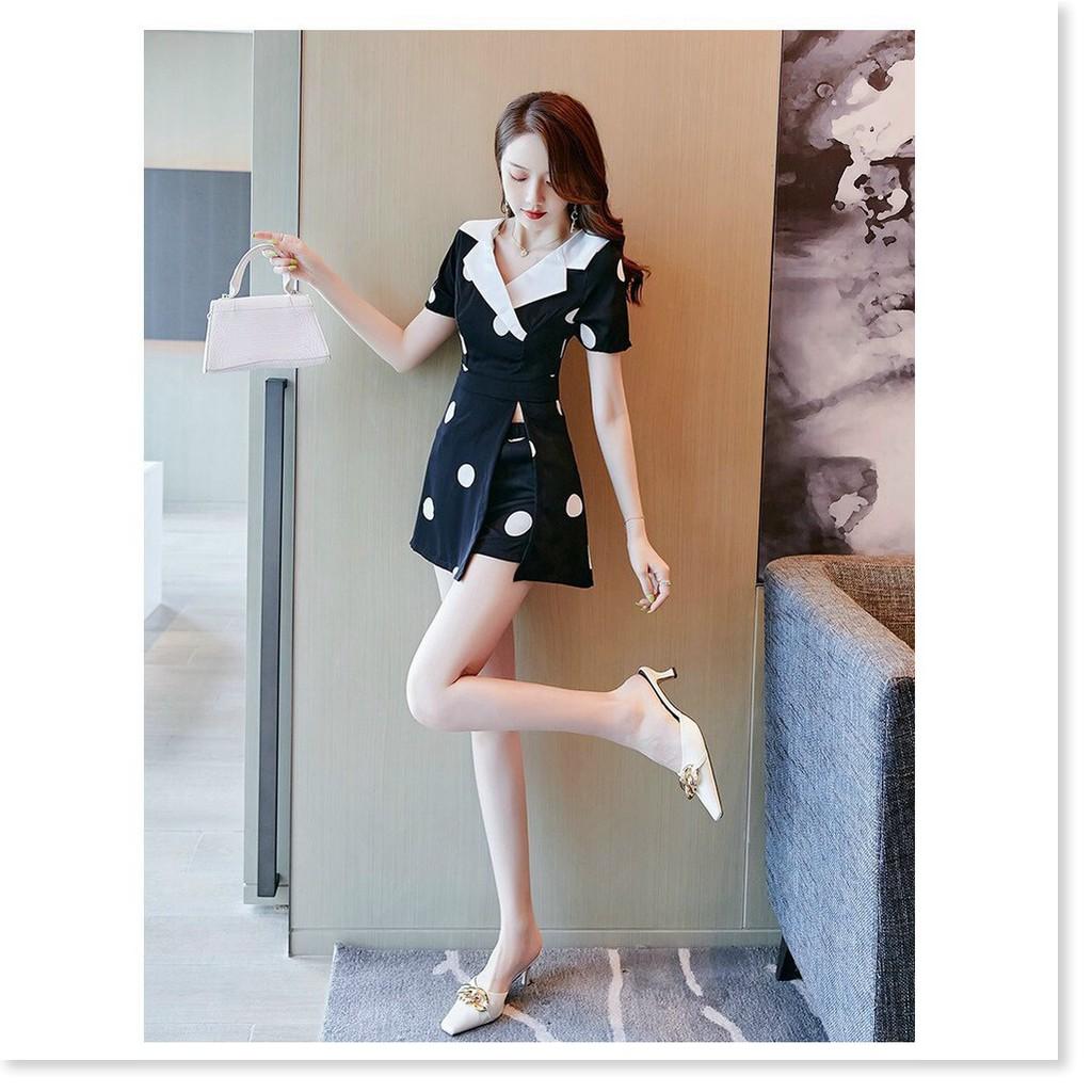 Set bộ phối voan ngắn siêu sang chảnh cực xinh cho các chị em KHANH AN FASHION
