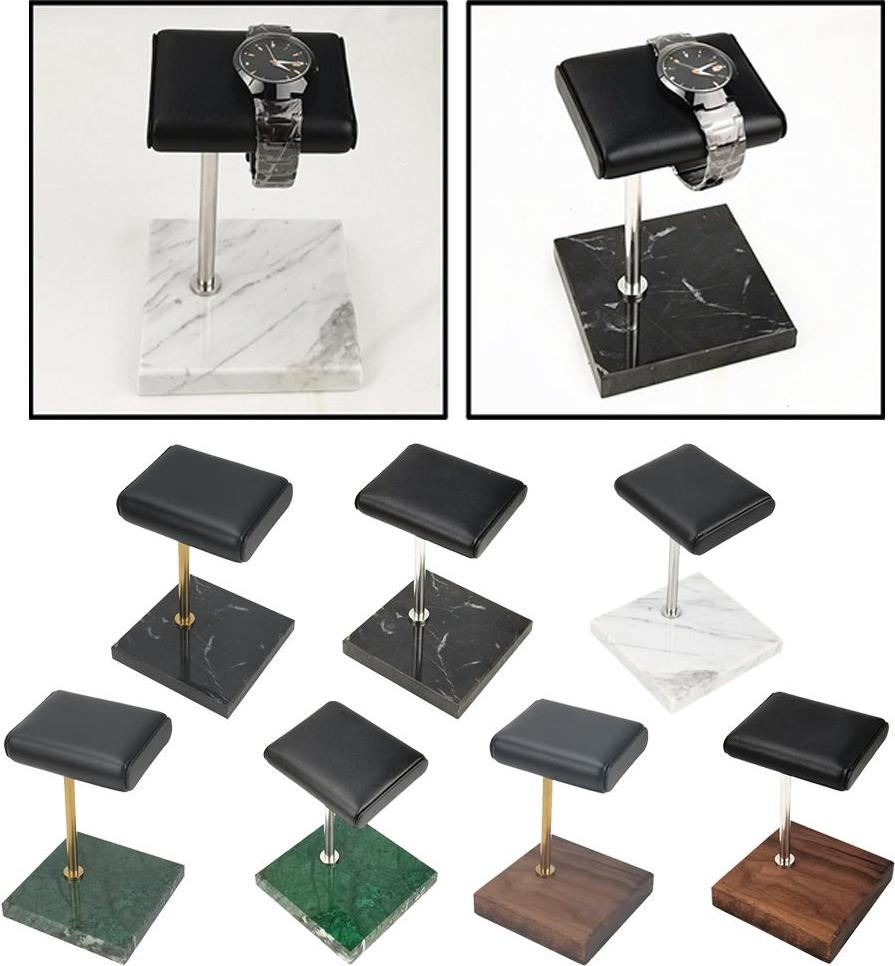 Marble & PU Watch Holder Stand For Display