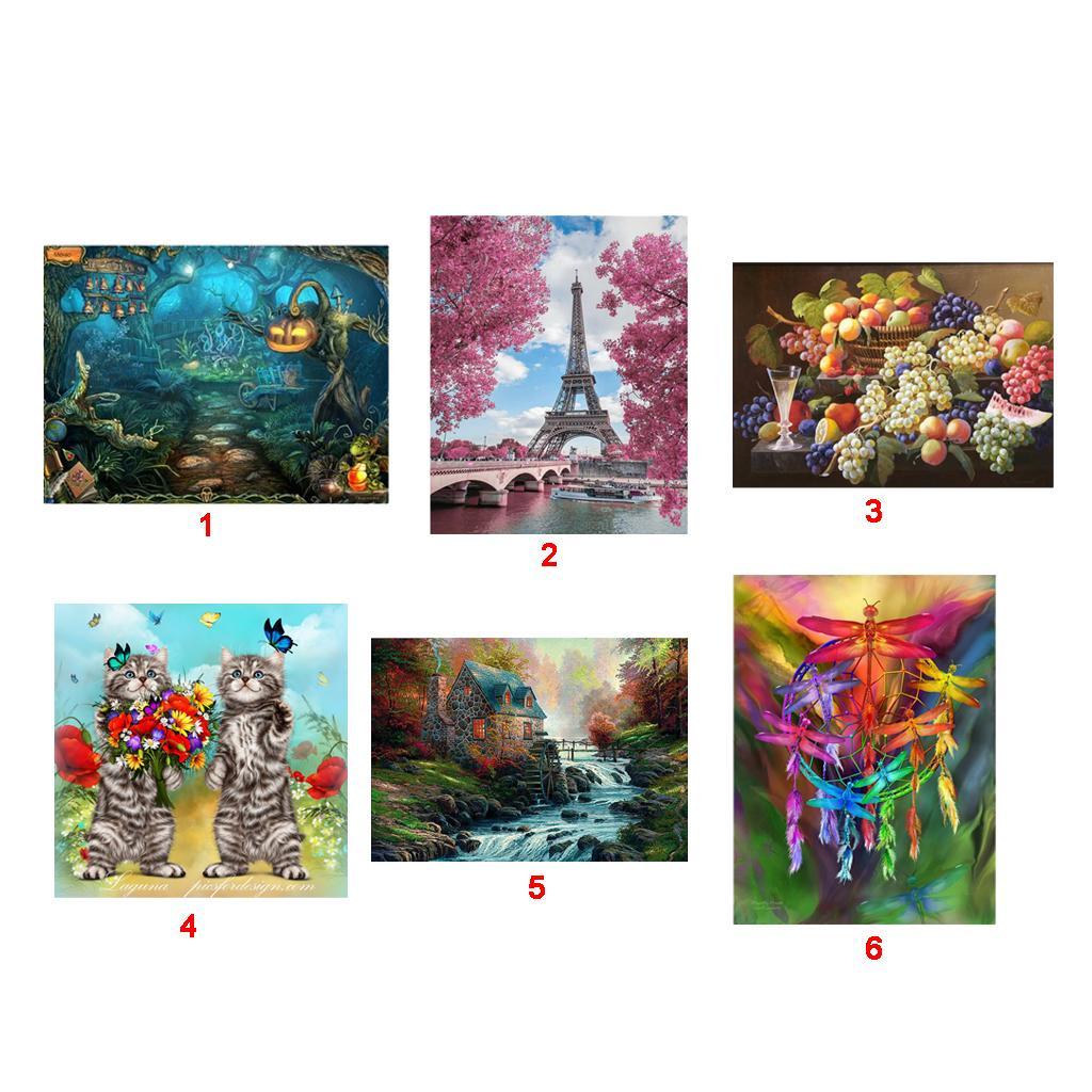 DIY  Handmade Full Drill Painting Halloween 30x40cm