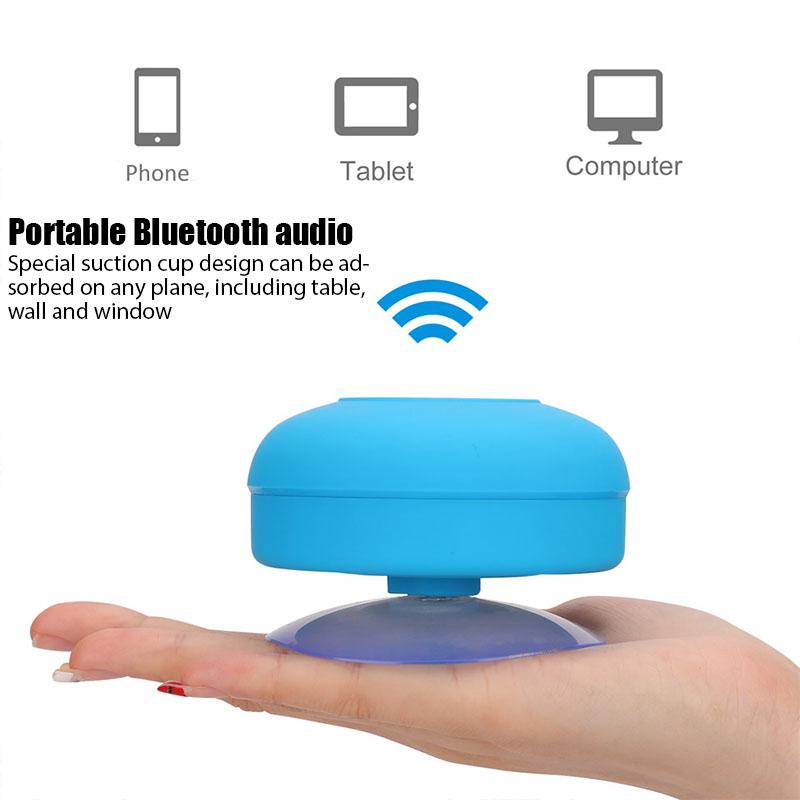 Loa Bluetooth Mini Chống Nước Không Dây Loa Siêu Trầm Hộp Âm Thanh Cho Phòng Tắm Nhà Tắm Loa Thông Minh Di Động Trên Văn Phòng Xe Hơi Ngoài Trời Color: Yellow