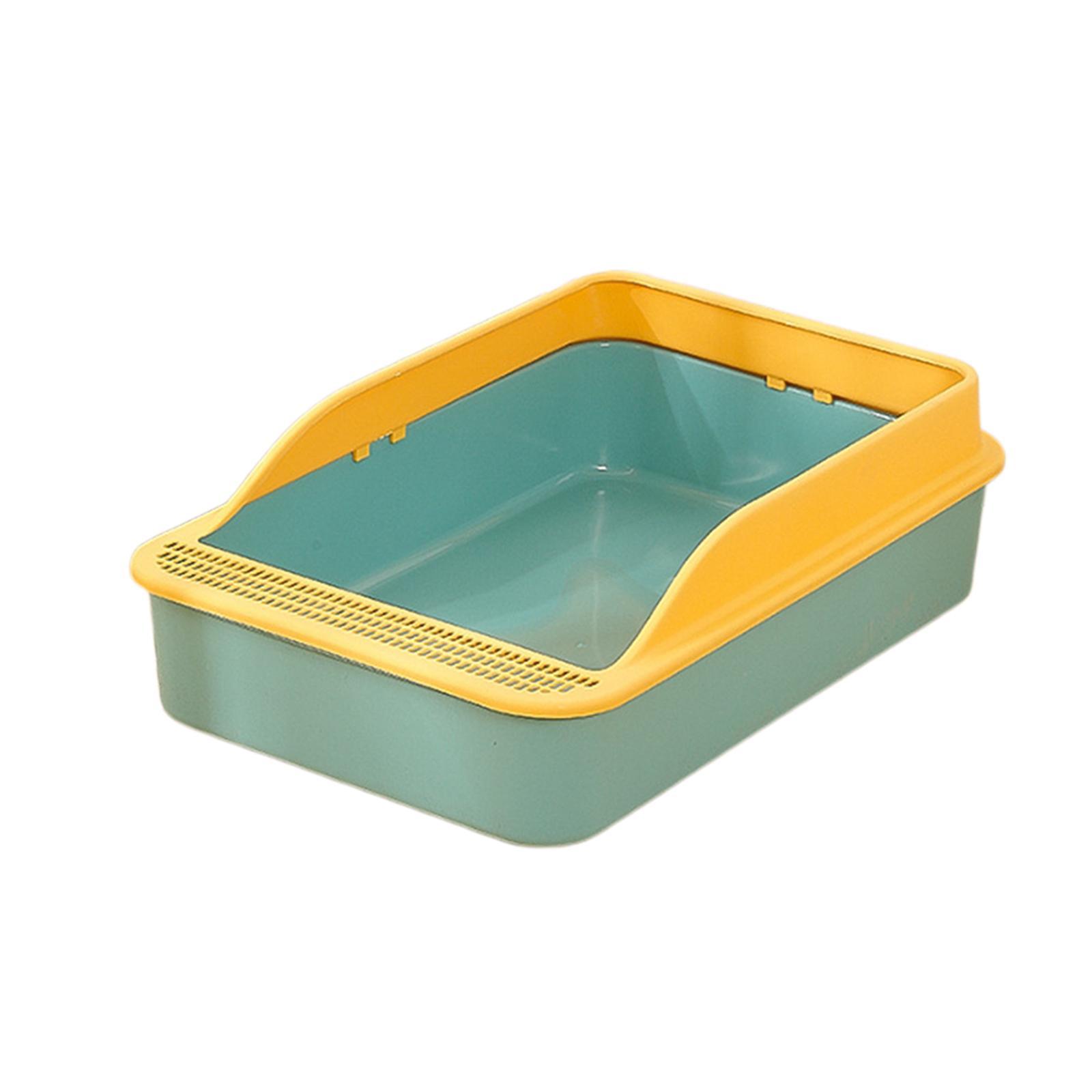 Cat Litter Box Open Top Pet Litter Tray for Indoor Cats Small Animals Travel