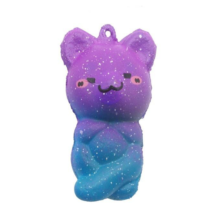 Combo 4 móc khóa squishy galaxy mini - Giao mẫu ngẫu nhiên