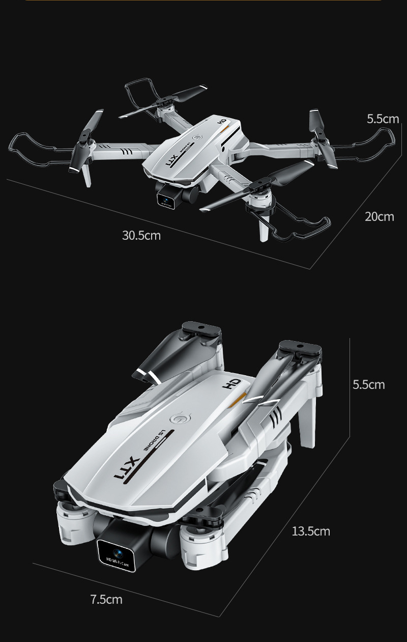 Flycam camera 4k UHD Drone chiều cao cố định Tự động tránh chướng ngại vật chuyến bay quỹ đạo Drone