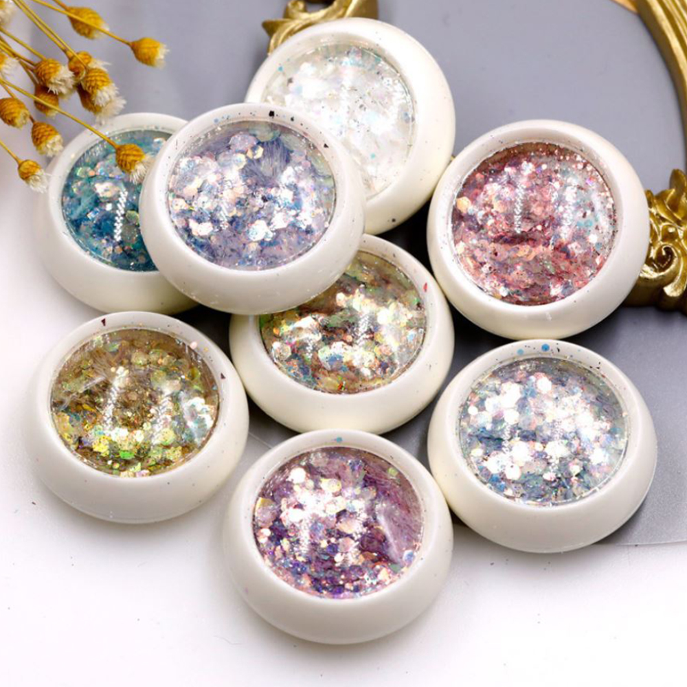 Set Nhũ Nail Lẫn 8 Màu Trang Trí Móng, Màu Sắc Nổi Bật, Thiết Kế Mẫu Hiệu Ứng Ánh Sáng Ấn Tượng, Thu Hút, Dễ Sử Dụng, Độ Bền Cao