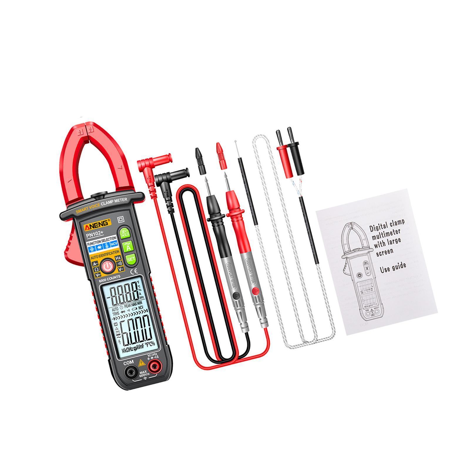 Digital Clamp Meter Resistance Multifunctional Capacitance Voice Clamp Meter