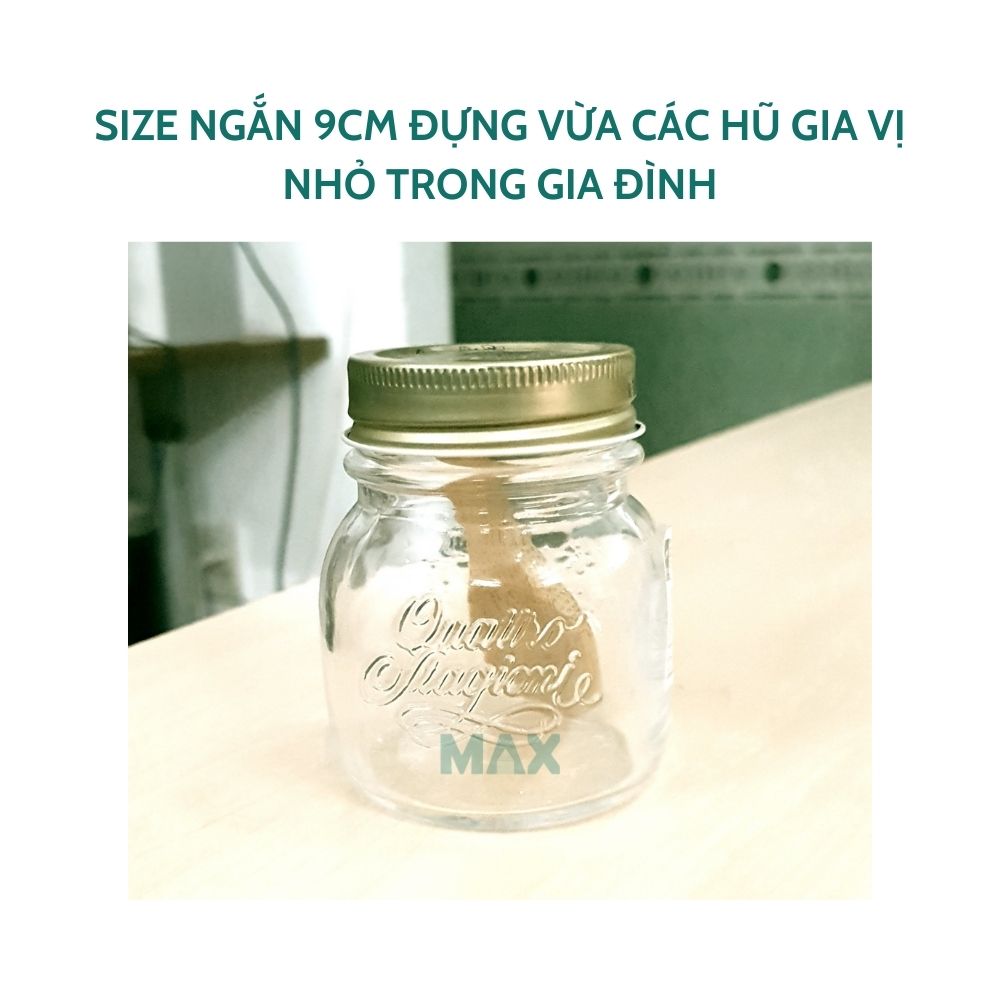 [Nhiều size] Bộ 4 cái muỗng gỗ nhỏ bằng tre múc gia vị, thìa gỗ nhỏ mini múc trà cafe ngũ cốc