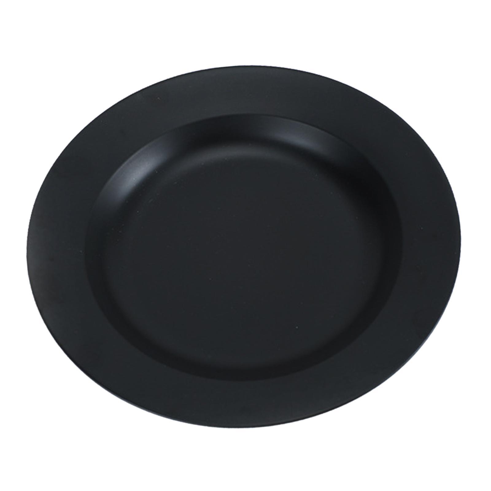 Round Tableware Plate Dinner Cookware Camping Dish for Fishing Picnic Indoor