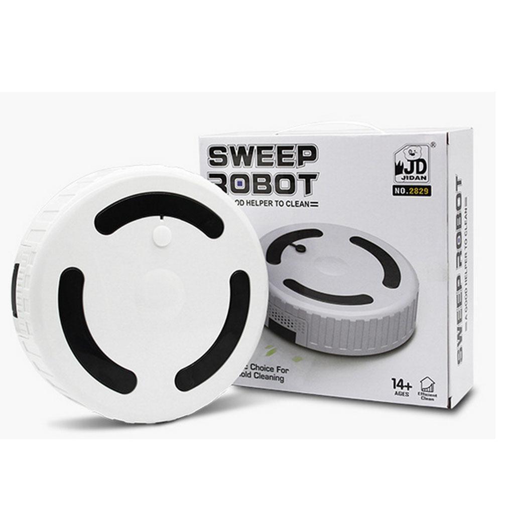 Home Auto Robot Cleaner Smart Robotic Mop Floor Corners Dust Cleaner Sweeper Vacuum Cleaner Round 22cm Diameter