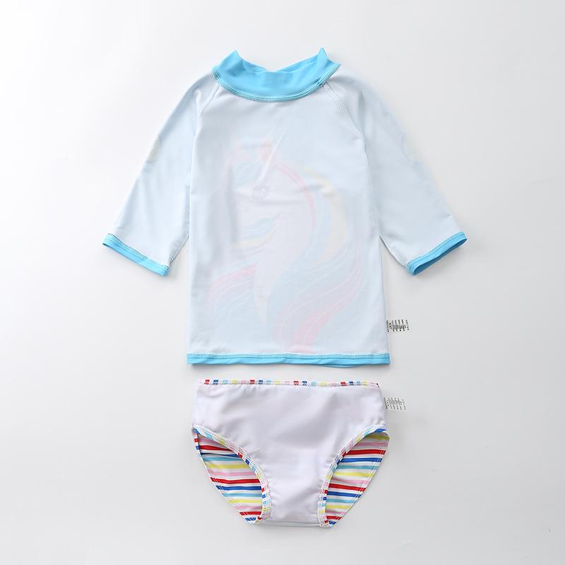 Đồ Bơi Cho Bé Và Surfwear Dài Tay Áo Tắm Bé Tập Đi Bé Gái 2021 Kỳ Lân Nàng Tiên Cá Bơi Bơi Trẻ Em Phù Hợp Cho Trẻ Em