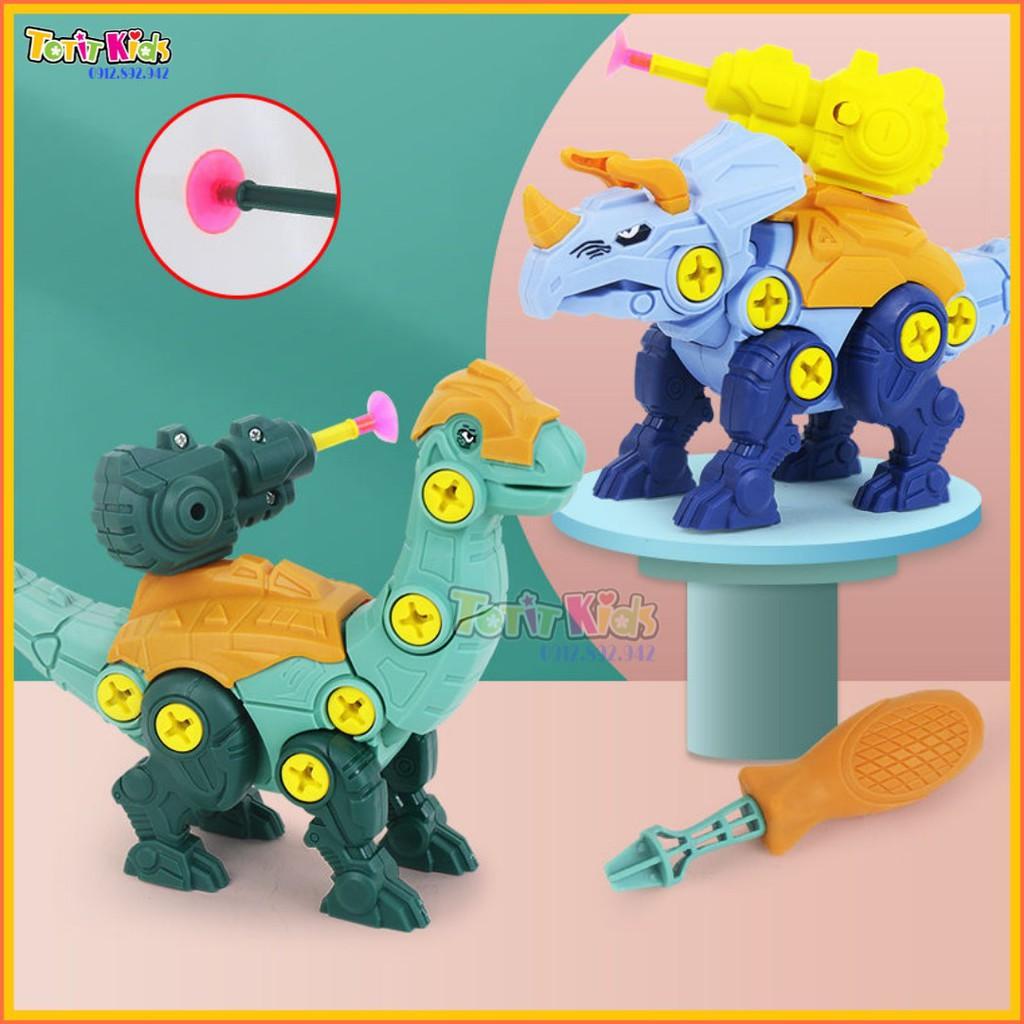 ĐỒ CHƠI TRỨNG KHỦNG LONG CHIẾN ĐẤU, CỠ TO 20CM, THÁO LẮP BẰNG TUA VÍT