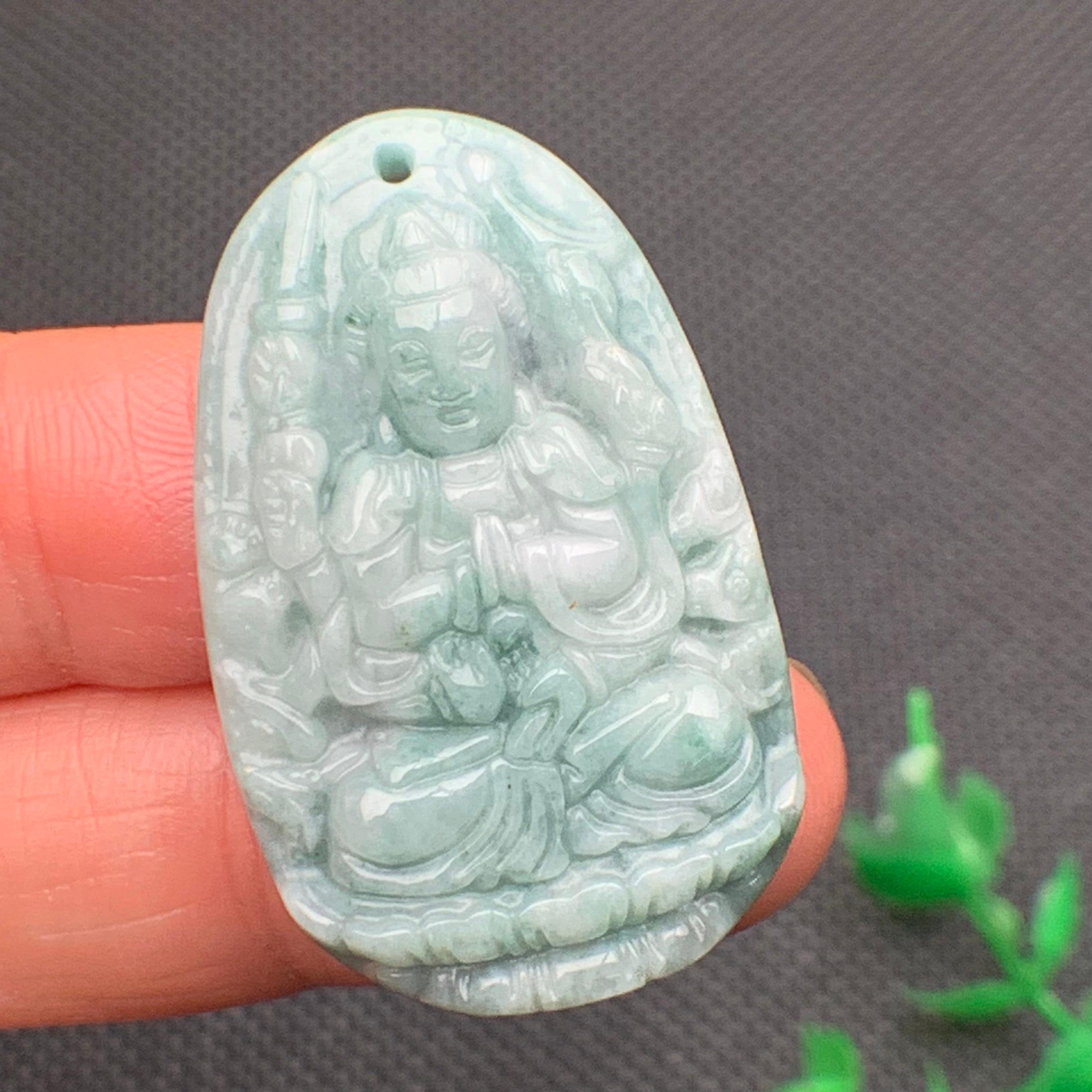 Hư không bồ tát ngọc phỉ thúy tự nhiên Jadeite A