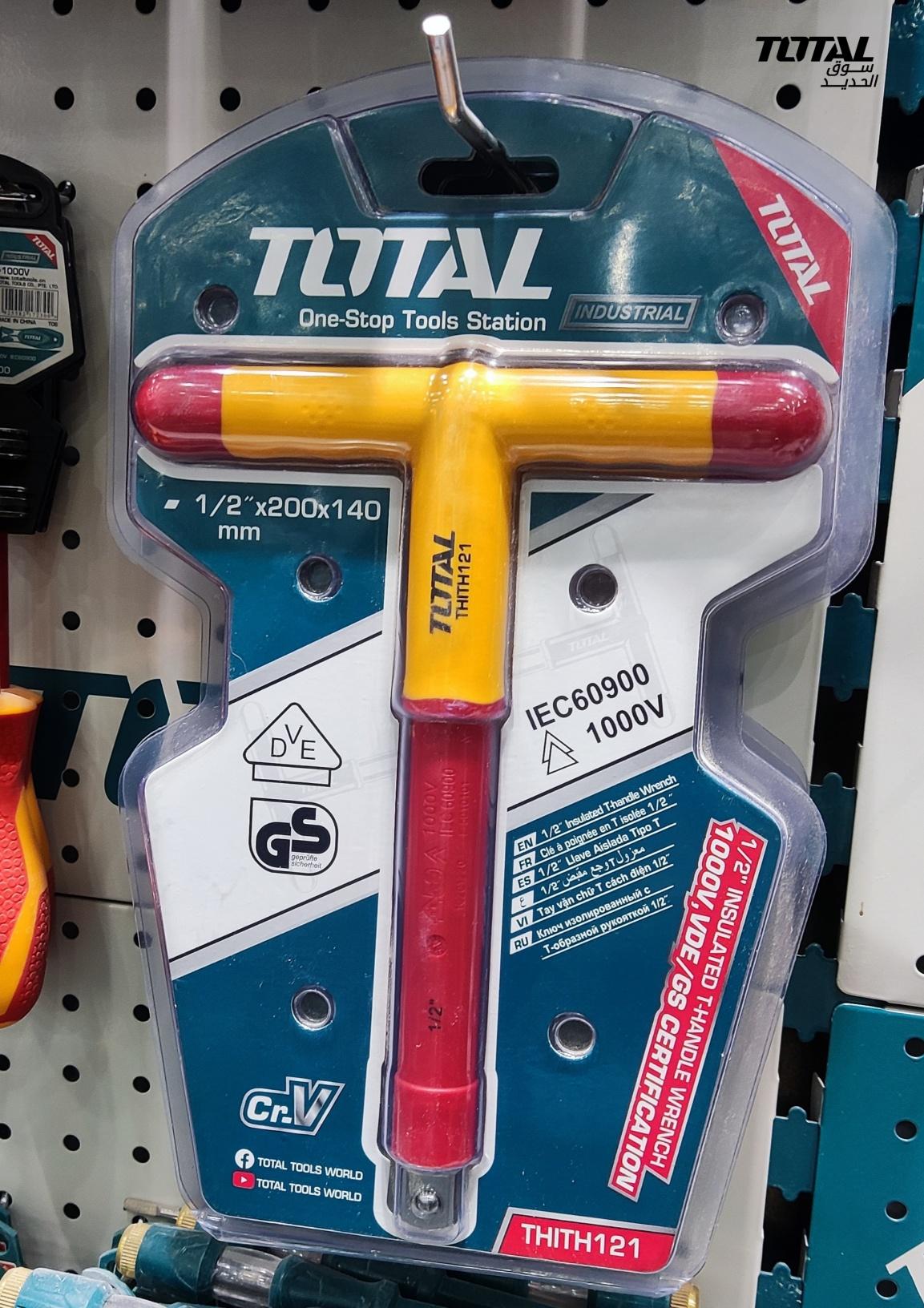 TAY VẶN CHỮ T CÁCH ĐIỆN 1/2&quot; TOTAL THITH121 - HÀNG CHÍNH HÃNG