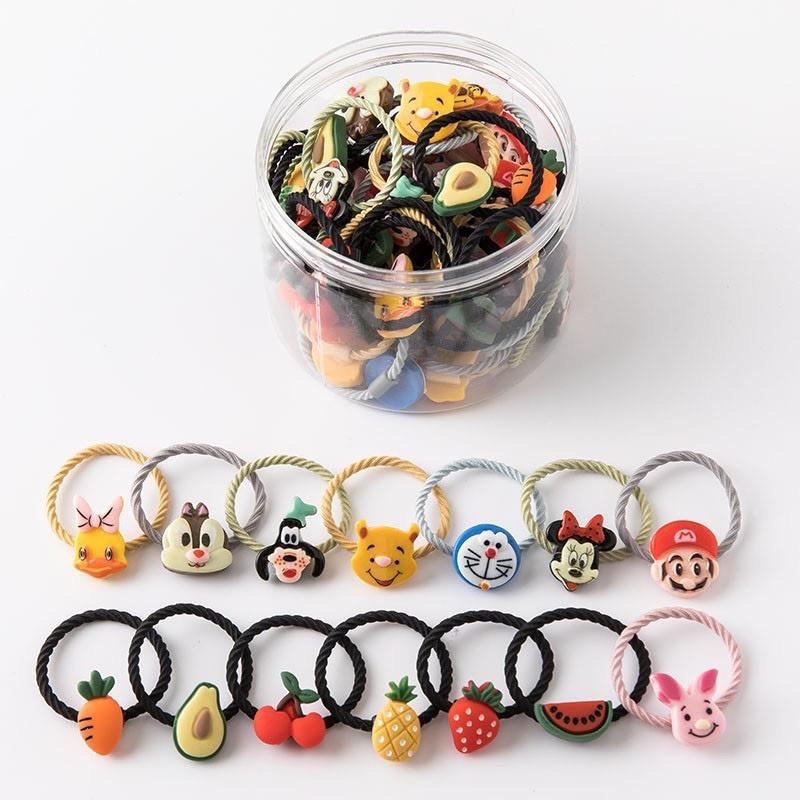 Cột tóc hoạt hình cho bé phong cách Hàn Quốc