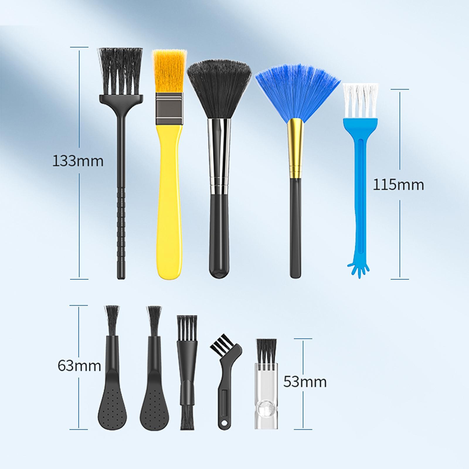 10x Keyboard Brush Kit Cleaner Tools Dust Cleaning for Laptop PC Cellphone