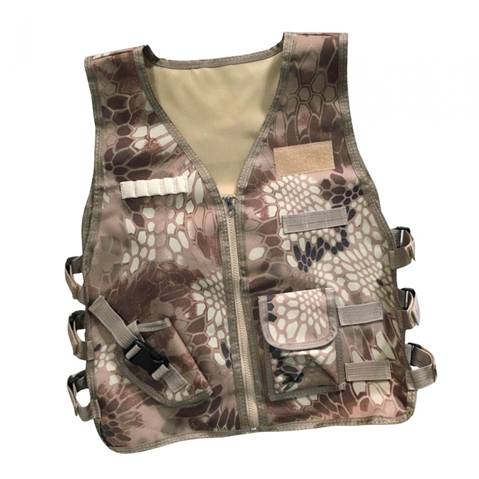 Children Outdoor Vest Breathable Kids Cargo Vest for Role Play