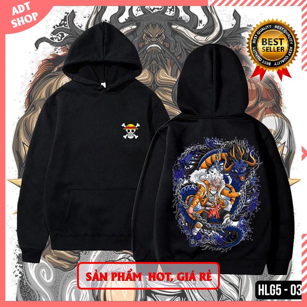 BST Áo Hoodie In Hình Anime One Piece Luffy Gear 5 Nika Joyboyy độc đẹp kèm khuyến mại