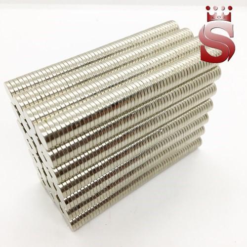 Nam châm viên tròn kích thước 12x2mm