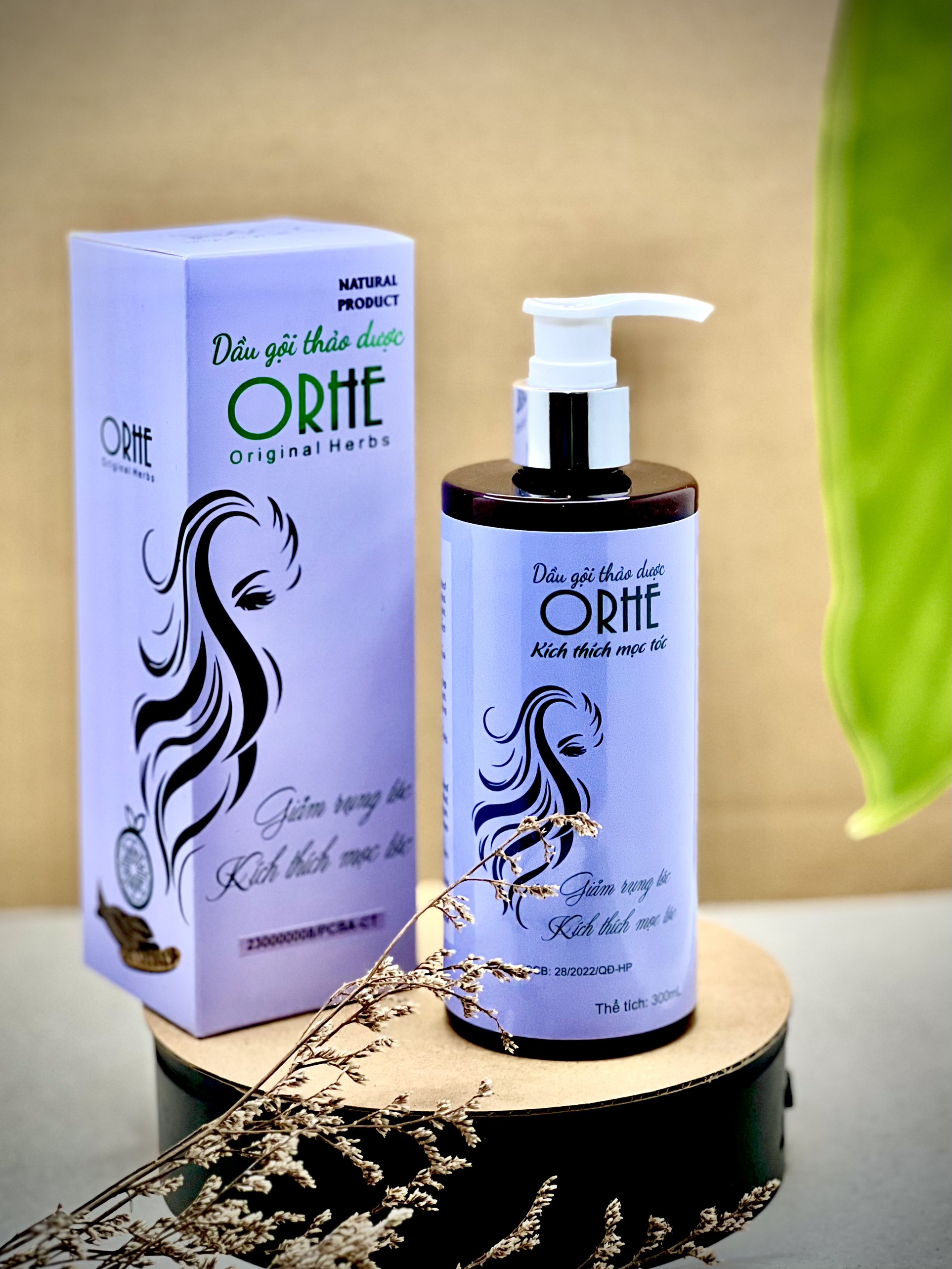 Dầu gội dược liệu ORHE Giảm rụng tóc, Kích thích mọc tóc