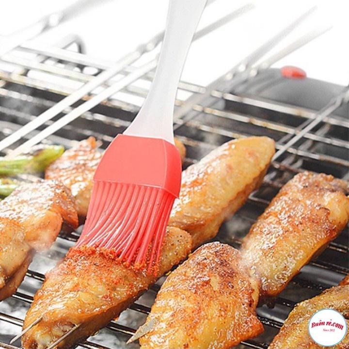 Cọ chổi quét dầu mỡ, nước sốt, mặt bánh, Cọ silicon cán nhựa