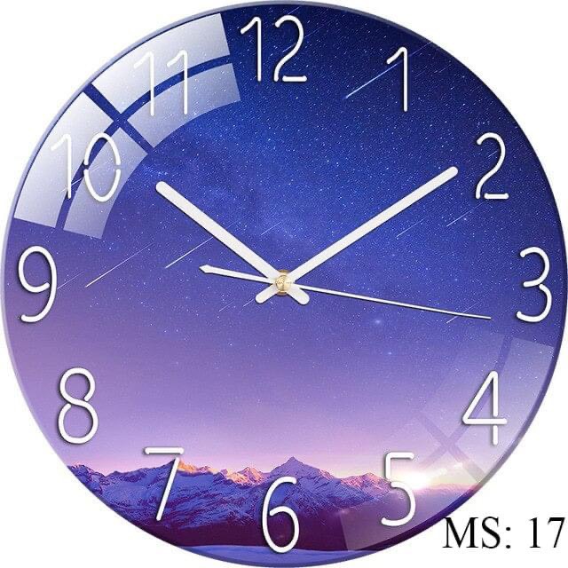 ĐỒNG HỒ TREO TƯỜNG TRANG TRÍ PHỦ PHA LÊ KT 35 CM