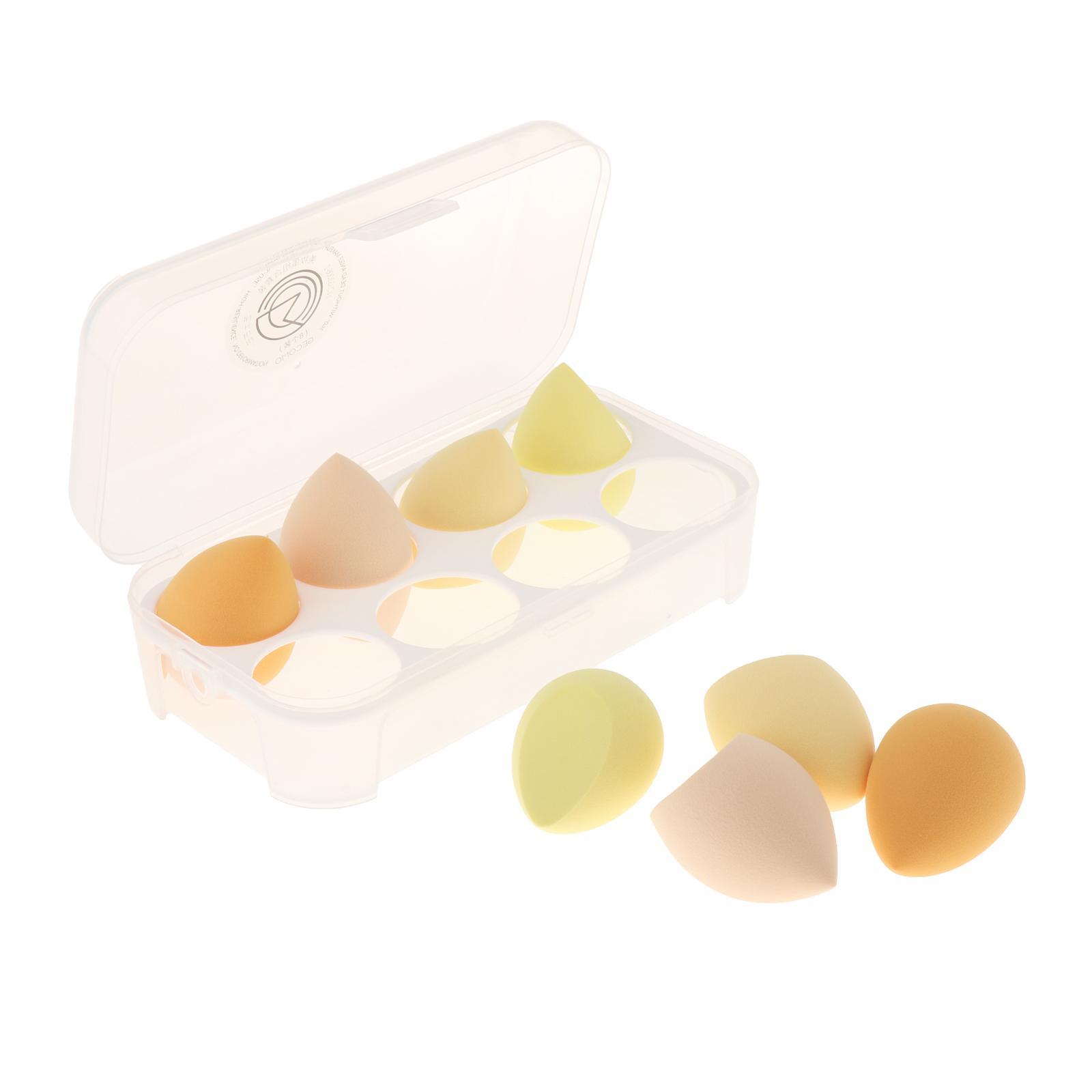 8x Makeup Sponge Set Foundation Concealer Powder Cosmtics Puff Latex-Free for all kinds of cosmetics, foundation, BB cream