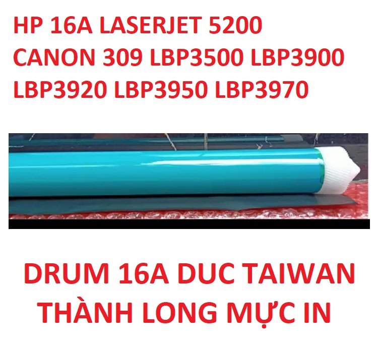 Trống ( Drum ) 16A/EP309 Dùng cho hộp mực ( Cartridge A3 ) 16A/EP309 của máy in HP 5200,  Canon 3500, 3980, 8610, 8630, Canon LBP 6780X,  8100n, 8780x, 8087
