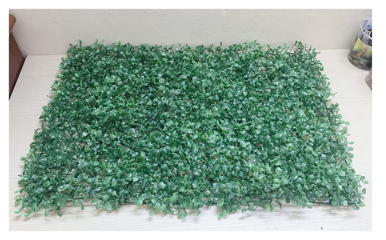 5 Tấm Cỏ Giả Cỏ Nhựa Trang Trí Tường, Trang Trí Ngoài Trời 40x60 cm