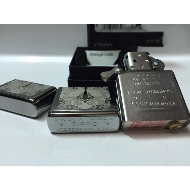 Bật Lửa Zippo Vintage Filigree Chính Hãng Usa