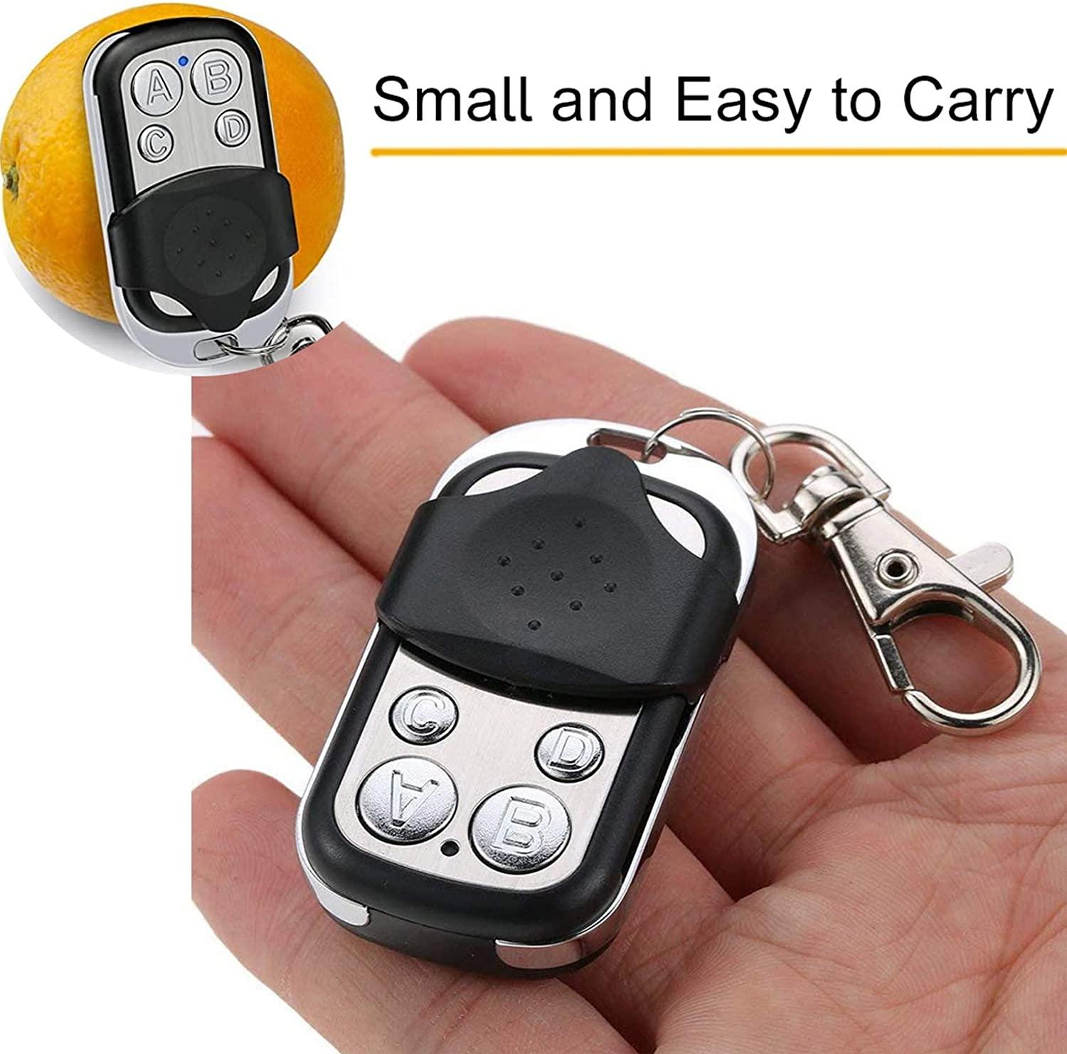 Điều khiển từ xa đa năng 2 mảnh,433MHz Universal Door Remote,Cửa nhà để xe tự động,Cửa báo động 4 nút,,
