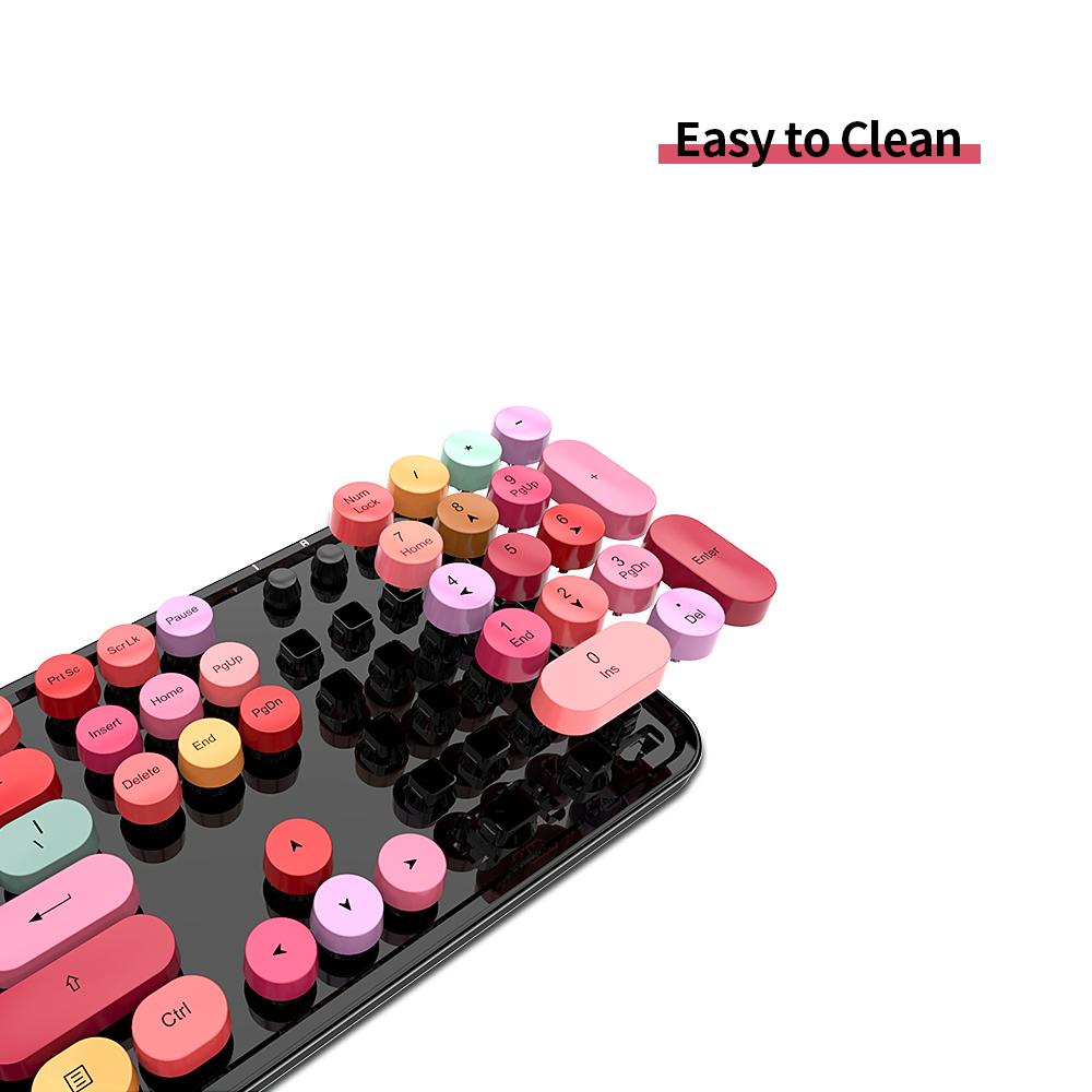 Bộ bàn phím không dây Mofii Sweet Keyboard Combo Màu hỗn hợp 2.4G cho máy tính xách tay PC