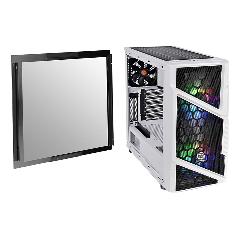 Vỏ Case Thùng Máy Vi Tính Thermaltake Mid Tower Commander C31 Snow Tempered Glass ARGB Edition CA-1N2-00M6WN-00 - Hàng Chính Hãng