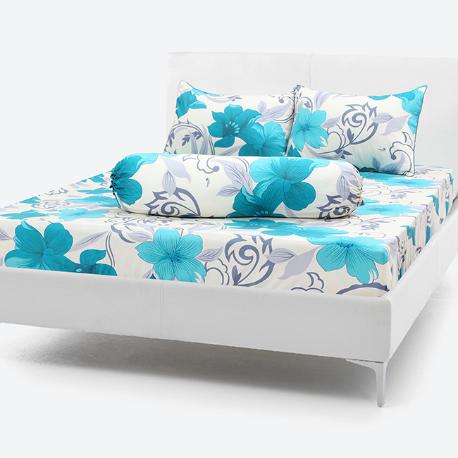 Bộ Drap Cotton Thắng Lợi CHUẨN LOGO