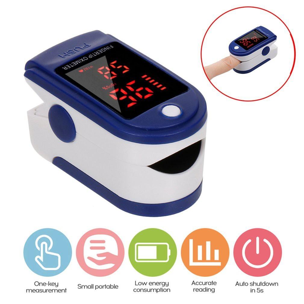 Máy đo nhịp tim nồng độ oxy trong máu cầm tay cho kết quả đo nhanh và có độ chính xác cao
