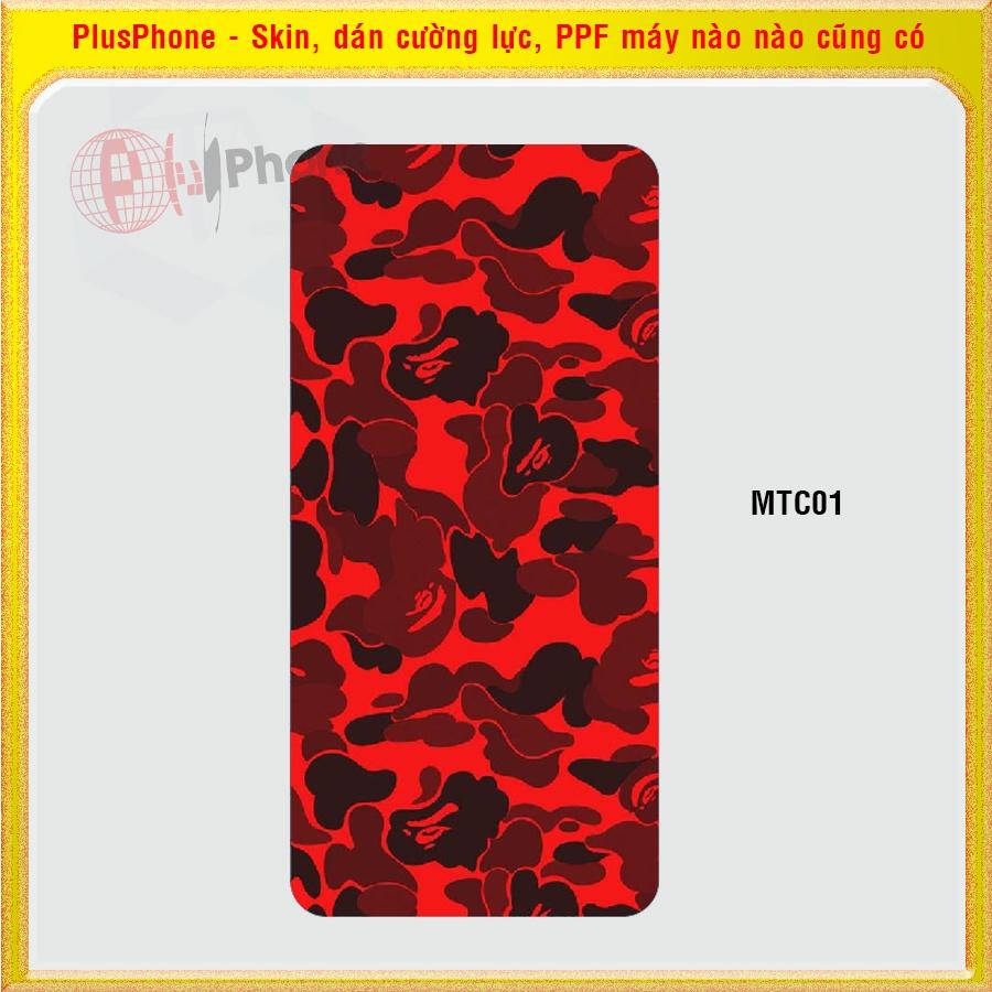 Dán Skin mặt sau cho iPhone 11, 11 Pro, 11 Pro Max màu matrix camo