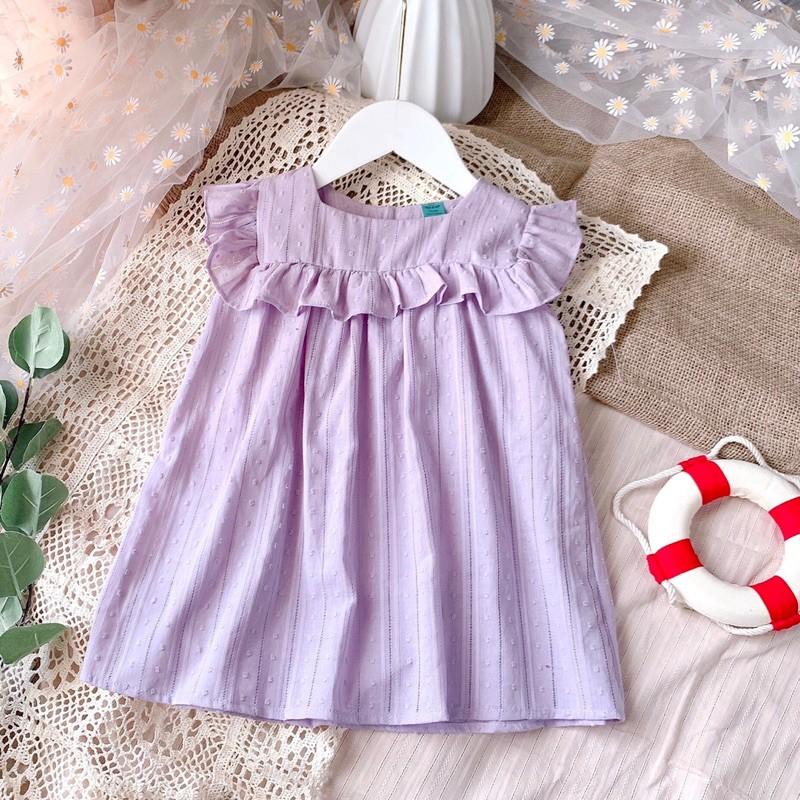 Đầm Bé Gái Dáng Xuông 5 Màu Vintage O.P Kids